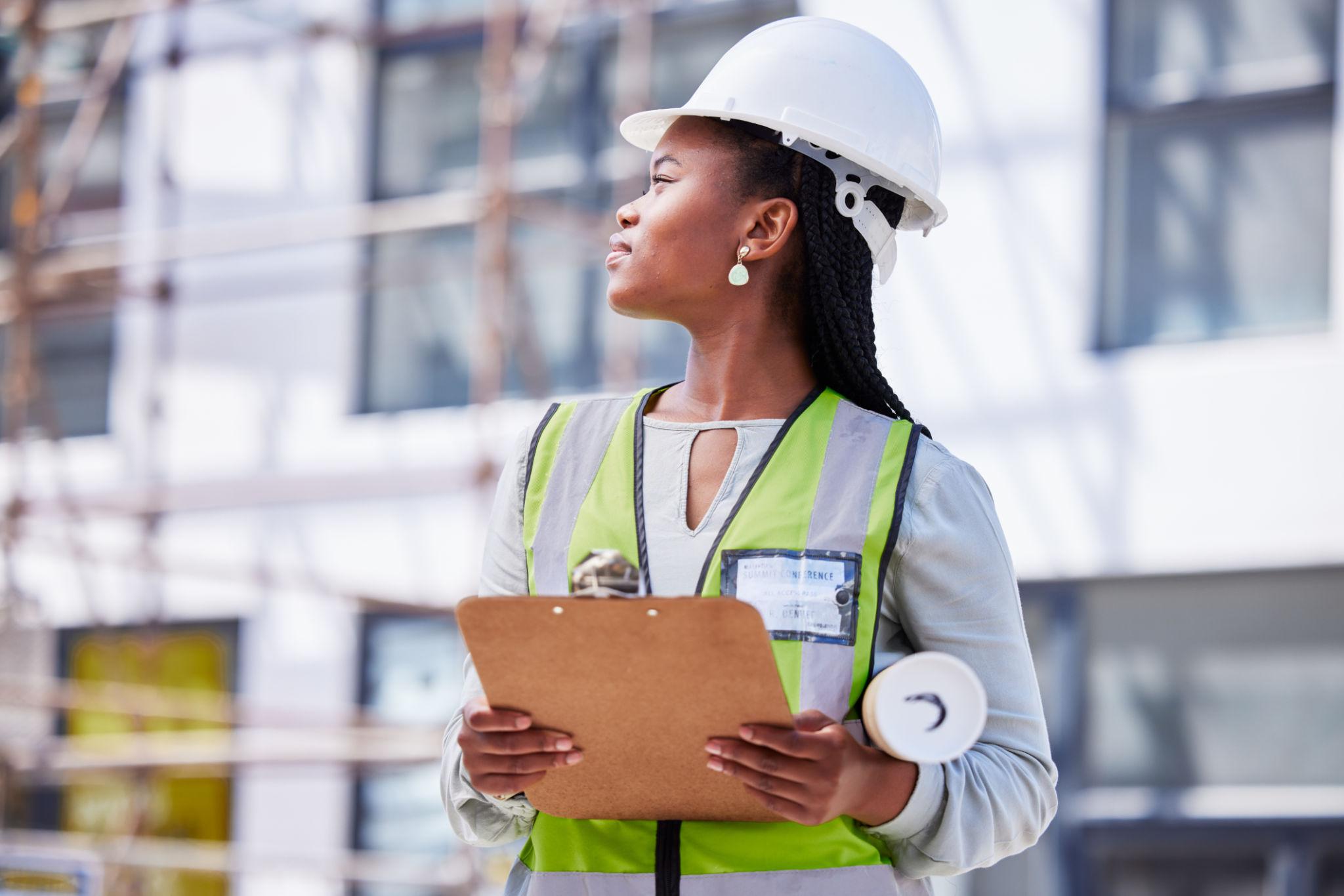 Construction management on site